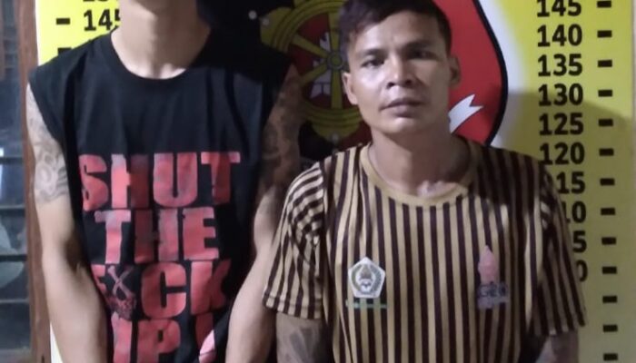 Dua Pelaku Pencurian 34 Tabung Gas LPG 3 Kg Diringkus Unit Reskrim Polsek Bandar Huluan