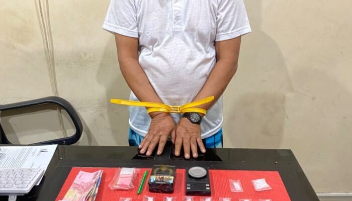 Edarkan 26 Paket Sabu, Pria 55 Tahun Dibekuk Satresnarkoba Polresta Palangka Raya