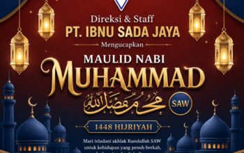 PT Ibnu Sada Jaya Bersama PT Macan Sejahtera Cahaya Mengucapkan Selamat Memperingati Maulid Nabi Muhammad SAW Tahun 1448 H