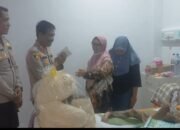 Kapolsek Medang Deras Besuk ‘Kayla’ Dirumah Sakit, Doakan Oprasi Berjalan Lancar