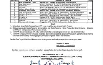 Directur SDM dan Umum PTPN IV Palmco Minta Segera Tuntaskan Penbayaran Lumpsum Bantuan Beras Pensiunan Regional I dan II